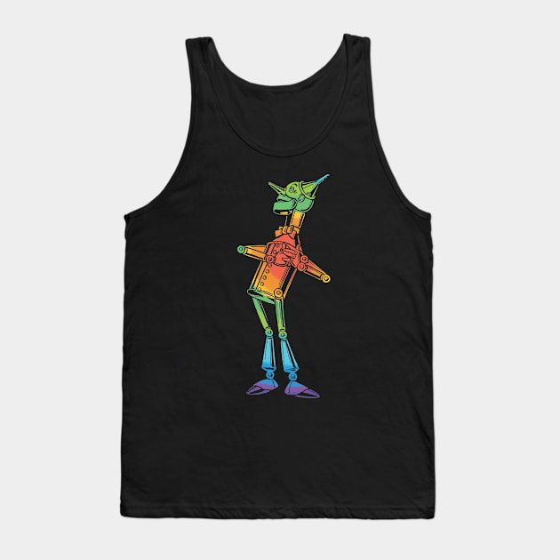 Tin Woodman Radiating Heart Tank Top by Quick Nick Pics